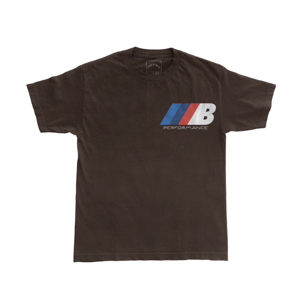 PERFORMANCE TEE BROWN