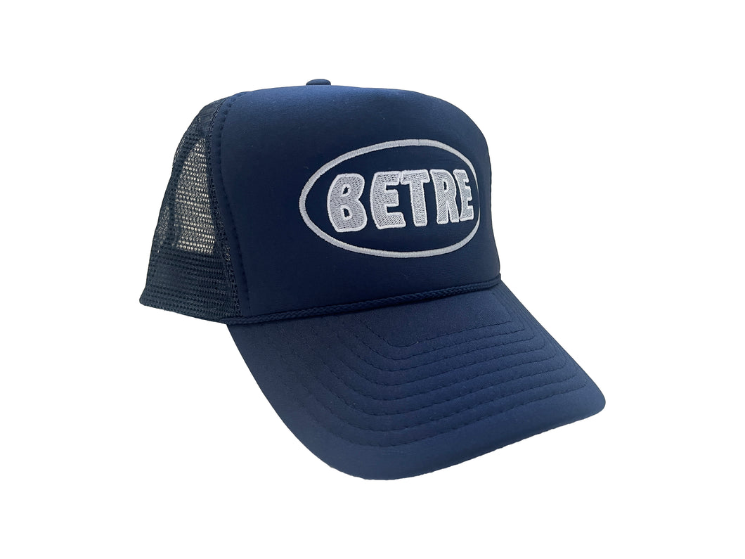 OG LOGO TRUCKER HAT - NAVY BLUE